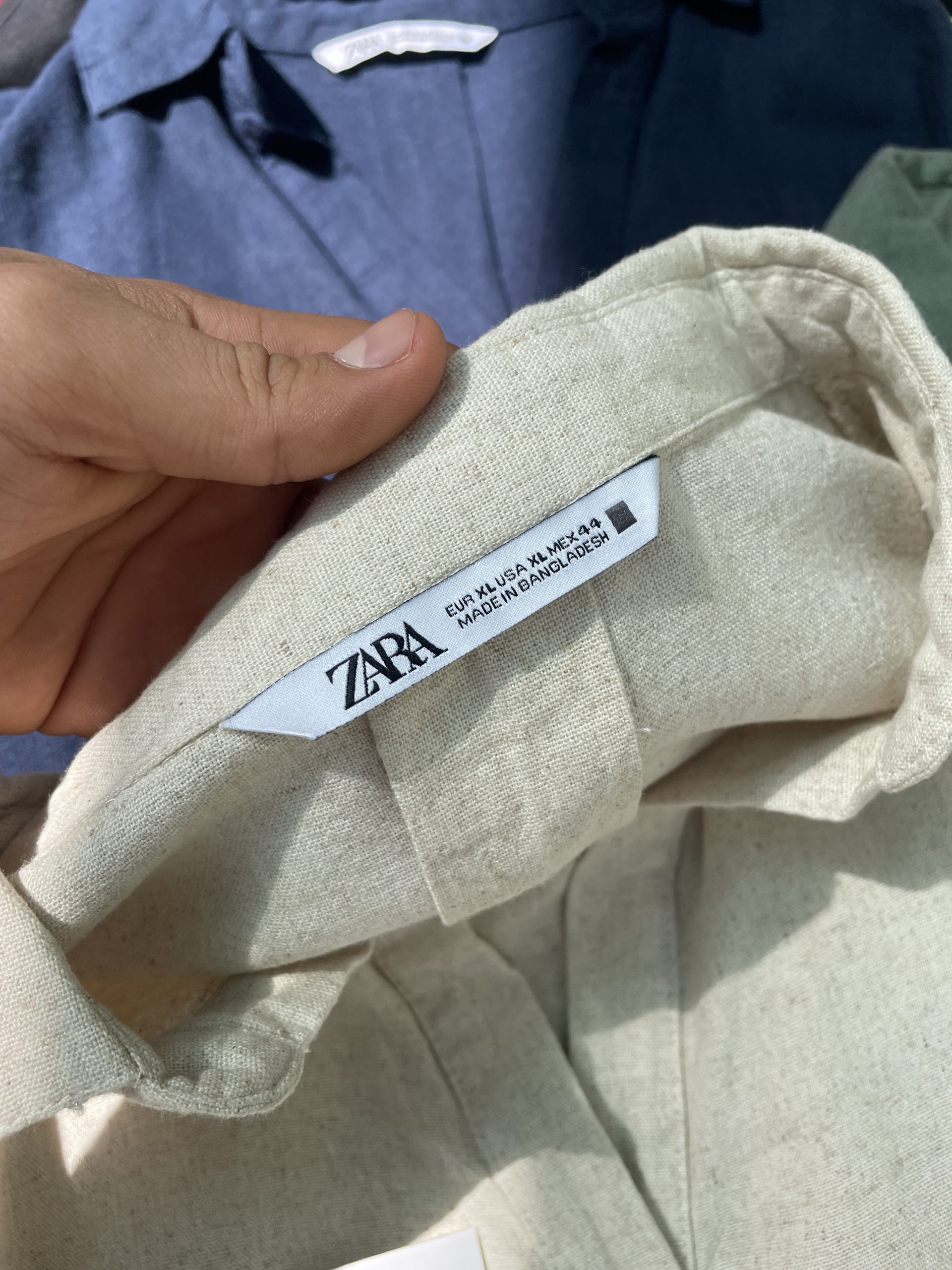 شومیز مانتویی لینن کد: 7008 - Image 4