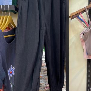 شلوار نخی تک رنگ