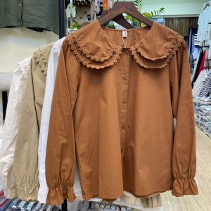 شومیز یقه گلدوزی زنانه